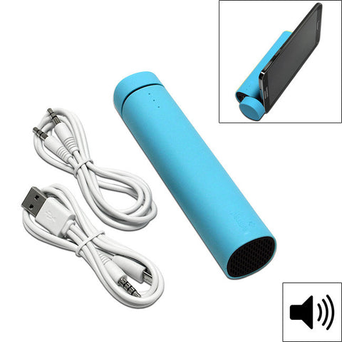 3-in-1 PowerTube 4000mAh Portable Speaker Power Bank