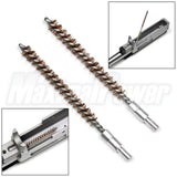 Bronze Bore Brush for .22 Long Rifle, .222 or .223 Remington, 5.5x45mm NATO, 5.45x39mm, FN 5.7x28mm & other 5.56mm/0.22" sized bores